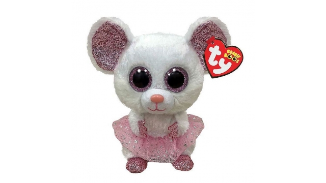 TY Beanie Boos Knuffel Muis Nina 15 cm