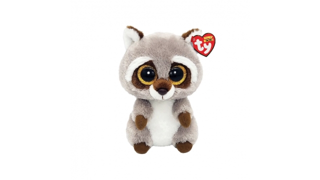 TY Beanie Boos Knuffel Wasbeer Oakie 15 cm