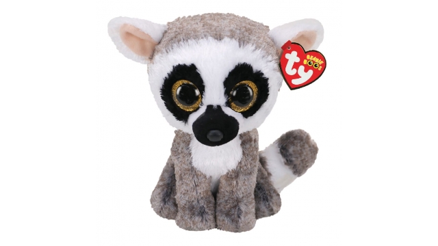 TY Beanie Boos Ringstaartmaki Knuffel Linus 24 cm