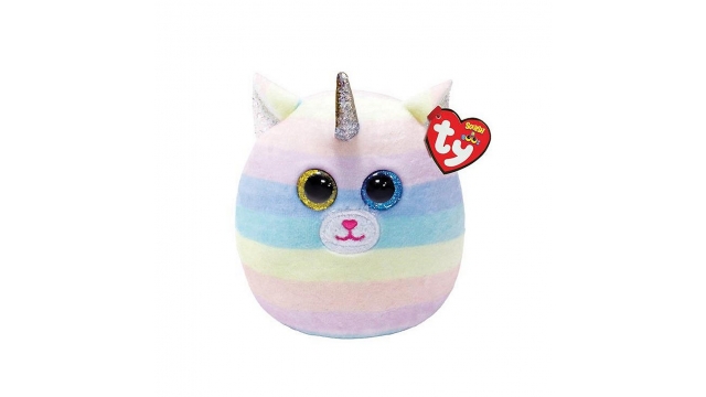 TY Squish A Boo Knuffelkussen Kat Heather 8 cm