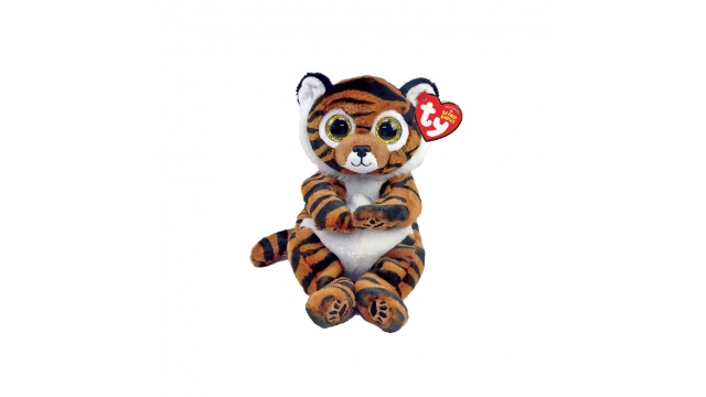 TY Beanie Babies Knuffel Tijger Clawdia 15 cm