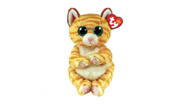 TY Beanie Babies Knuffel Kat Mango 15 cm