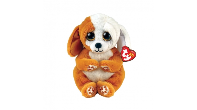 TY Beanie Babies Knuffel Hond Ruggles 15 cm