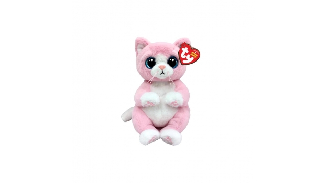 TY Beanie Babies Knuffel Kat Lillibelle 15 cm