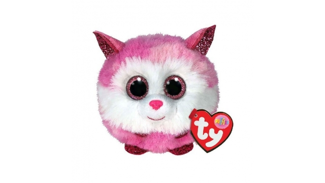 TY Puffies Knuffelbal Husky Princess 10 cm