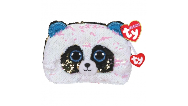 TY Fashion Handtas Panda Bamboo 20 cm Zwart/Wit