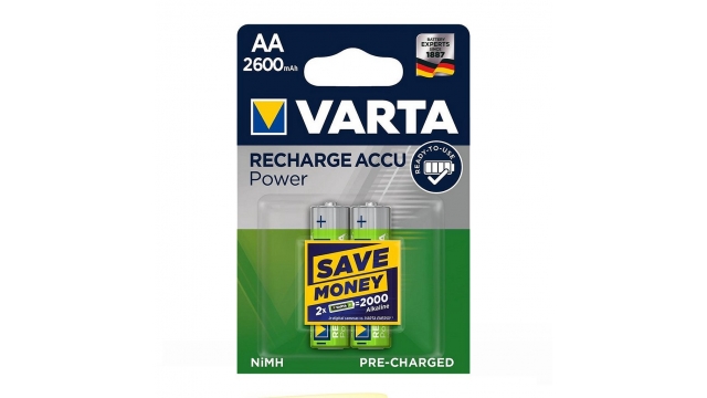 Varta AA Oplaadbare Batterijen 2 Stuks