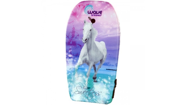 Wave Breakers Bodyboard met Paarden Print 93 cm