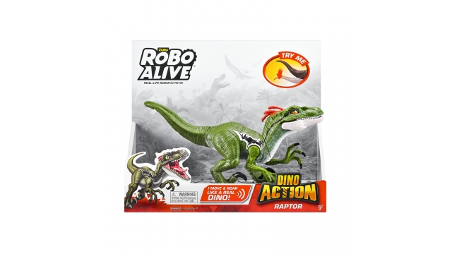 Zuru Robo Alive Dino Action Raptor + Geluid