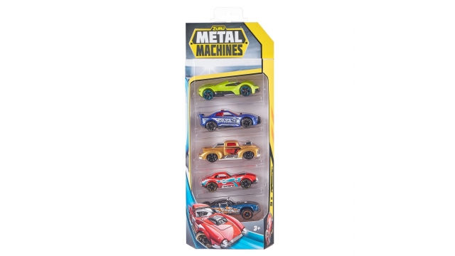 Zuru Metal Machines Die-Cast Auto's 5 Stuks Assorti